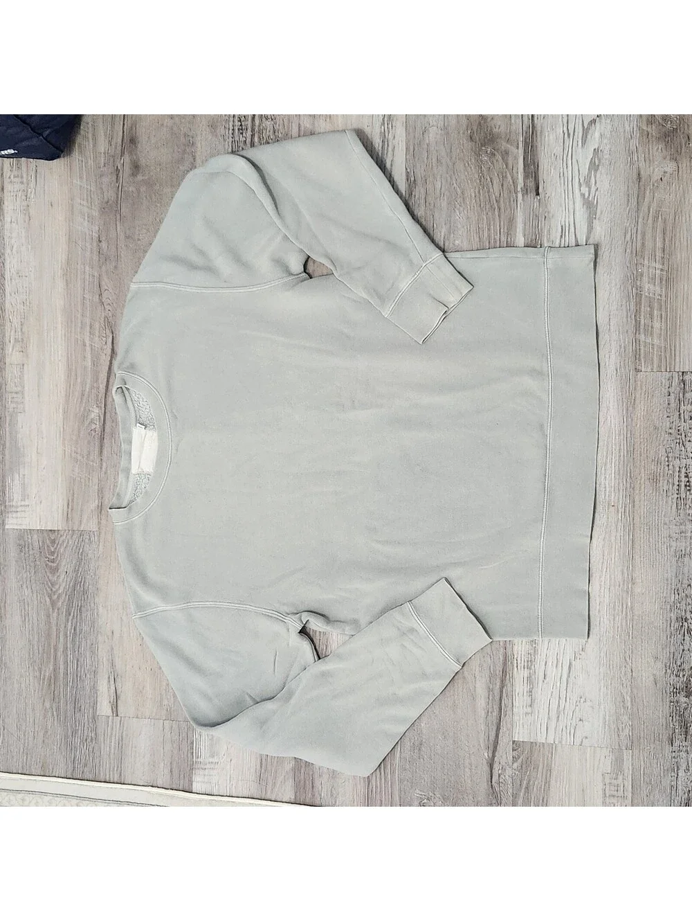 Becasa Crew Neck Small / Medium Mint Green / Grey Sweatshirt